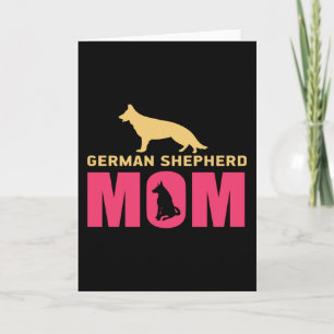 German shepherd Mom Card