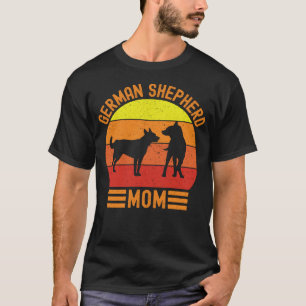 German Shepherd Mom Dog  Mother s Day Matching Par T-Shirt