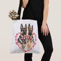 German Shepherd Mom Dog Parents Love Watercolor