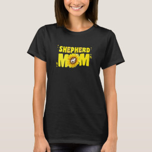 German Shepherd Mom For Women Sunflower Shepherd G T-Shirt