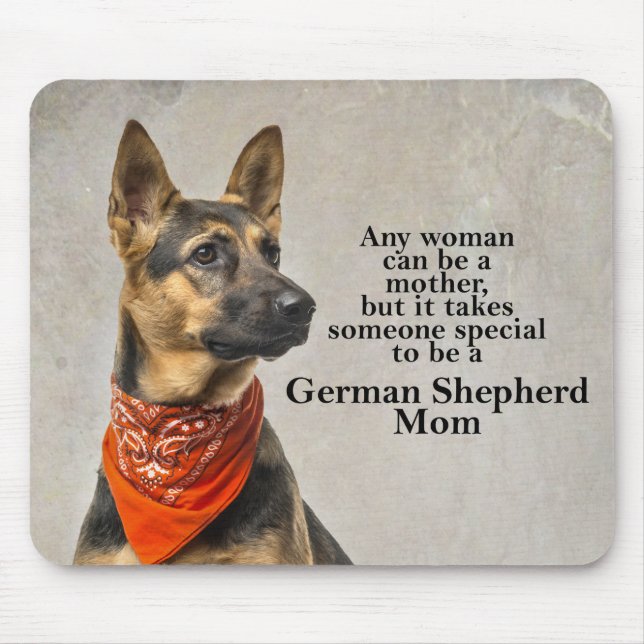German Shepherd Mom Mousepad (Front)