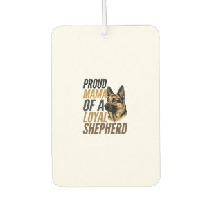 German Shepherd Mom Shirt Vintage Dog Mama Graphic Air Freshener