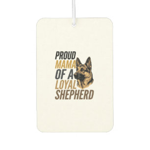 German Shepherd Mom Shirt Vintage Dog Mama Graphic Air Freshener