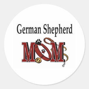 German Shepherd Mom Sticker