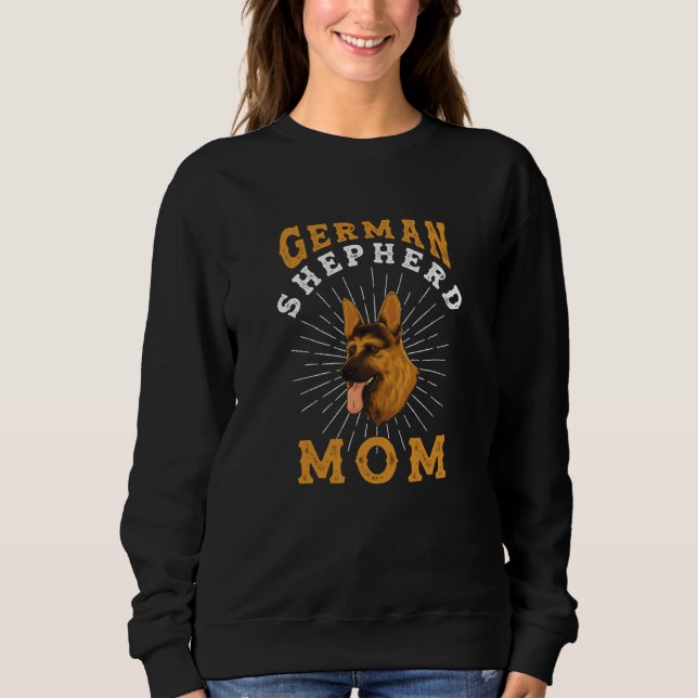 German Shepherd Mom Sweatshirt (Front)
