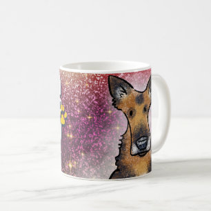 German Shepherd Mommy & Coffee Addict Mug