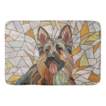 German Shepherd -  Mosaic Art