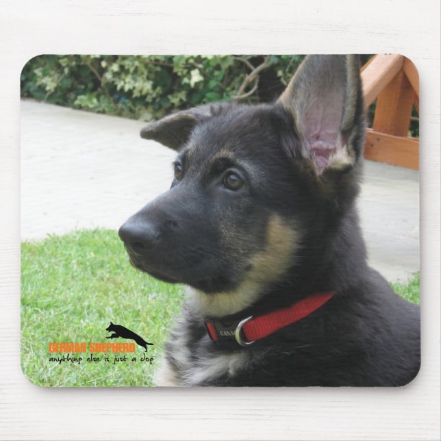 German Shepherd Mousemat Mouse Pad (Front)