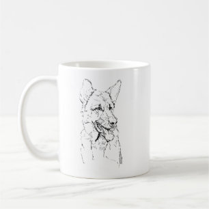 German Shepherd Mug, Dog Mom Coffee Personalised Mug
