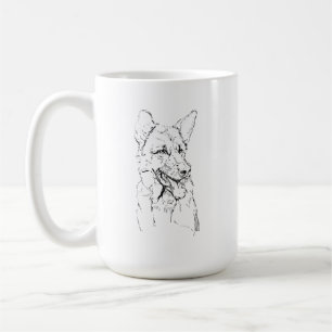 German Shepherd Mug, Dog Mom Coffee Personalised Mug