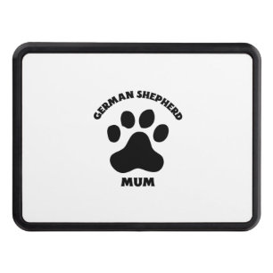 German shepherd mum trailer hitch cover