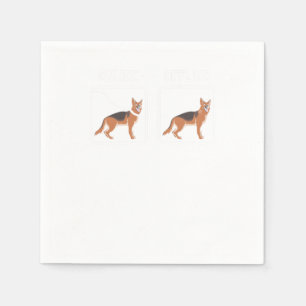 German Shepherd Napkin
