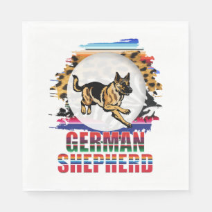 German Shepherd Napkin