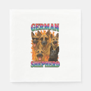 German Shepherd Napkin