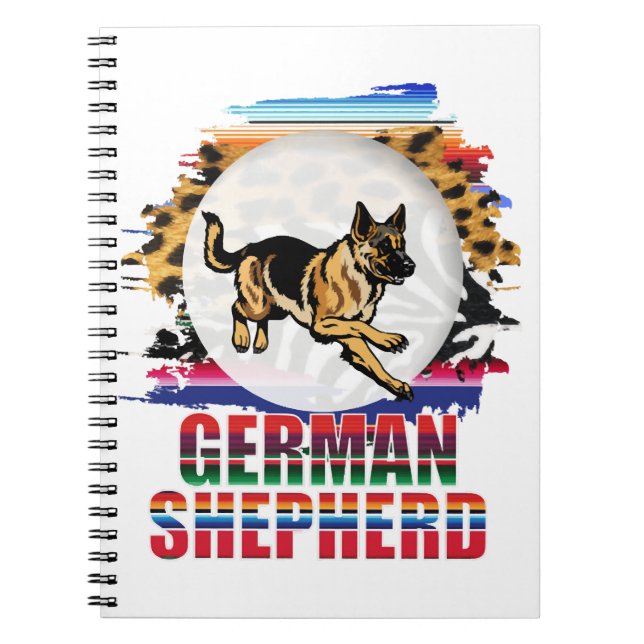 German Shepherd Notebook (Front)