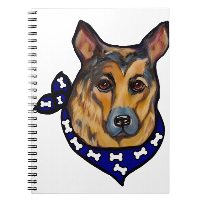 GERMAN SHEPHERD NOTEBOOK (Front)