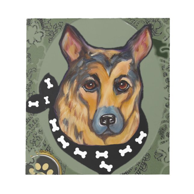 GERMAN SHEPHERD NOTEPAD (Front)
