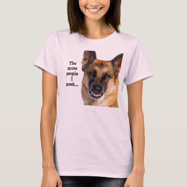 German Shepherd Organic T-Shirt (Front)