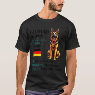 German Shepherd Origin Funny German Shepherd Lover T-Shirt