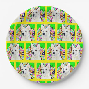 German Shepherd Paper Plate