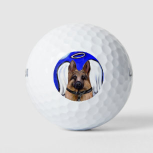 German Shepherd Patrol Dog Golf Balls
