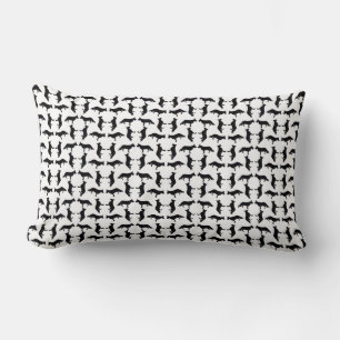 German Shepherd Pattern Lumbar Pillow