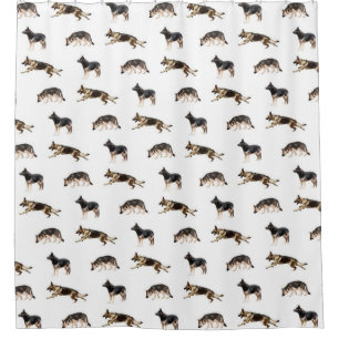 German Shepherd Pattern (White)