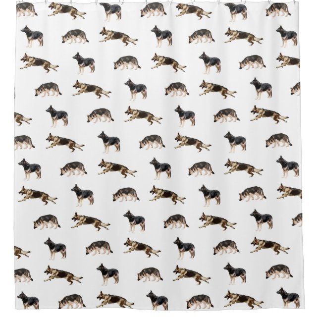 German Shepherd Pattern (White) (Front)