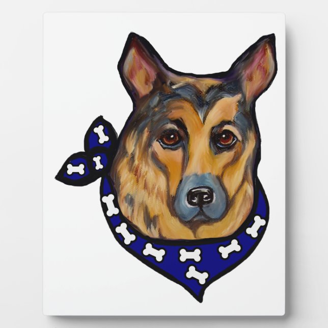 GERMAN SHEPHERD PLAQUE (Front)