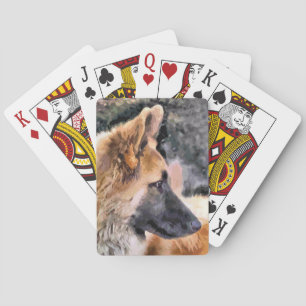 GERMAN SHEPHERD PLAYING CARDS