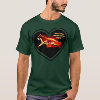 German Shepherd poetry in motion T-Shirt