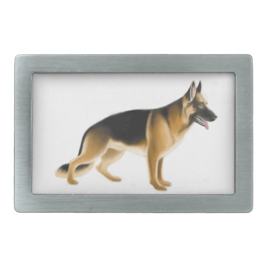 german shepherd belt buckle