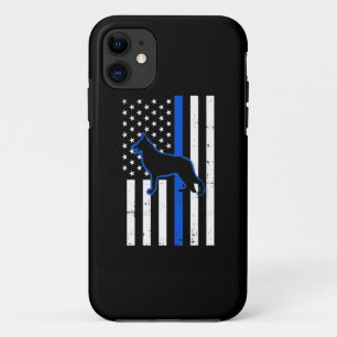 German Shepherd Police Dog K9 Patriotic iPhone 11 Case