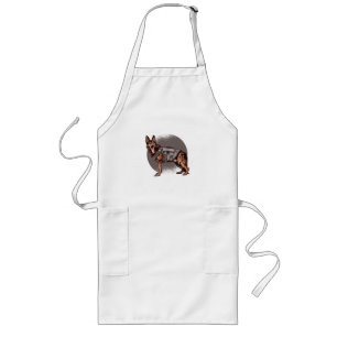 German Shepherd Police Dog Long Apron