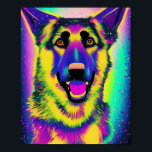 German Shepherd Pop Art   Poster<br><div class="desc">Introducing German Shepherd Pop Art! This design is perfect for anyone who loves dogs and wants to show their support for their favorite breed. Featuring a vivid and colorful piece of art that is sure to turn heads and truly unique. Go ahead and show off your love for German Shepherds...</div>