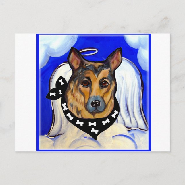 GERMAN SHEPHERD POSTCARD (Front)