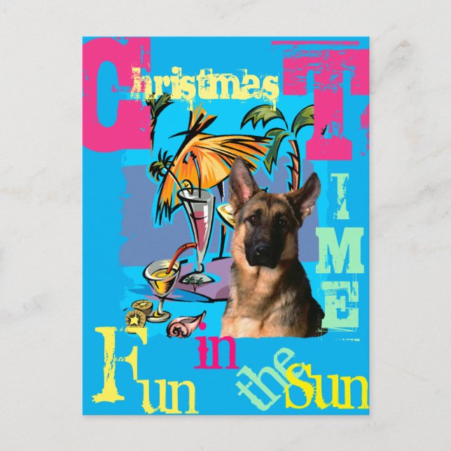 German Shepherd  Postcard (Front)