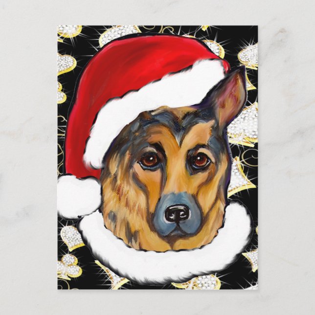 GERMAN SHEPHERD POSTCARD (Front)