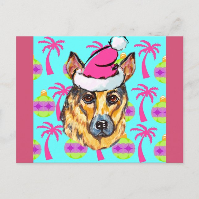 GERMAN SHEPHERD POSTCARD (Front)