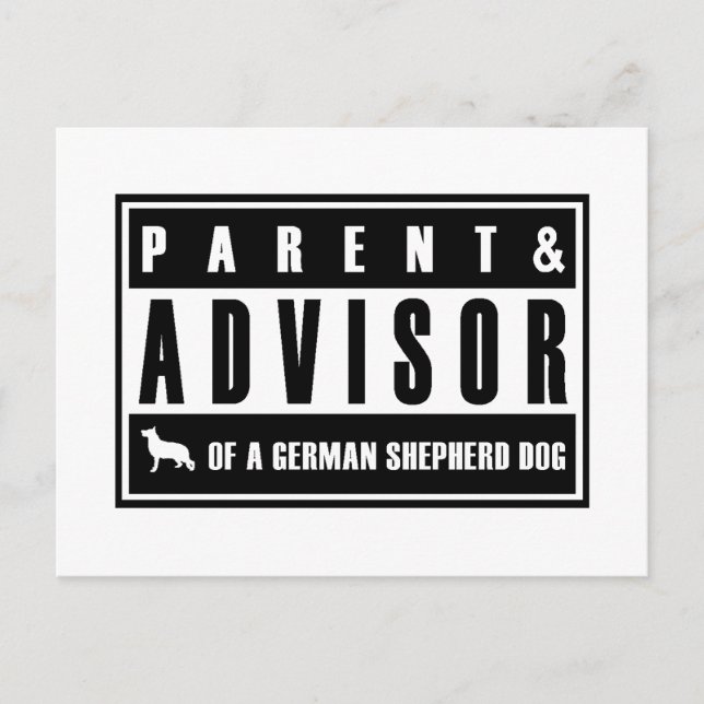 German Shepherd Postcard (Front)