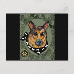 GERMAN SHEPHERD POSTCARD