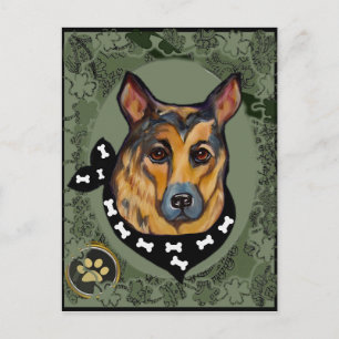 GERMAN SHEPHERD POSTCARD