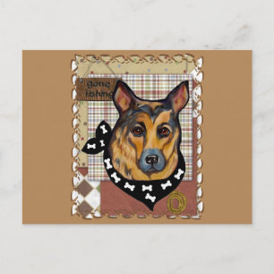 GERMAN SHEPHERD POSTCARD