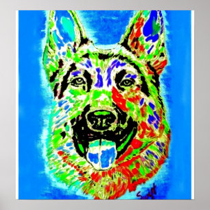 German Shepherd Poster