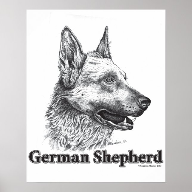 German Shepherd Poster (Front)