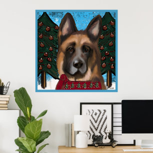 German Shepherd  Poster