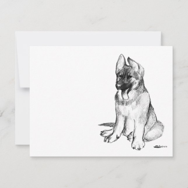German Shepherd Puppy (Front)