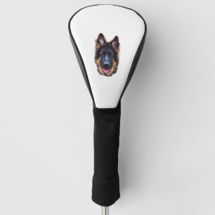 German Shepherd Puppy Dog Golf Head Cover