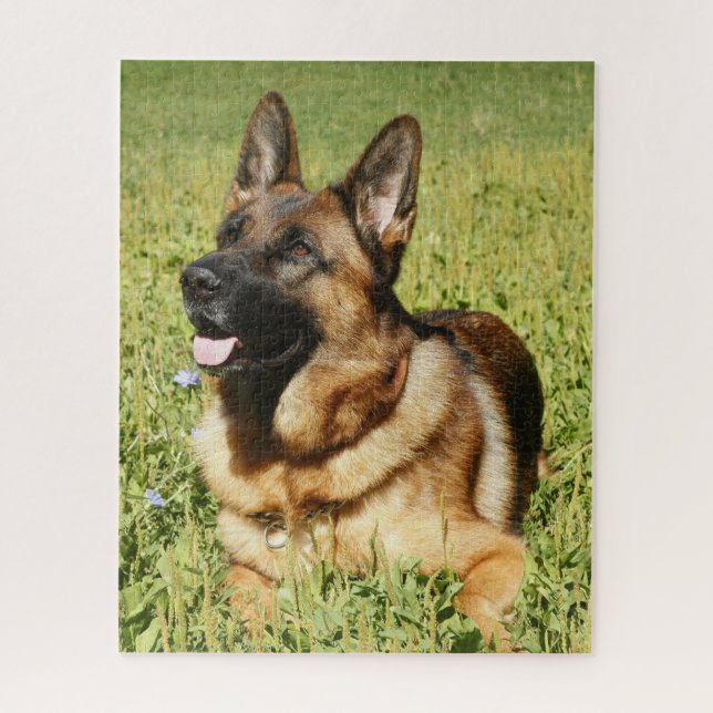 German Shepherd Puppy Dog Jigsaw Puzzle (Vertical)
