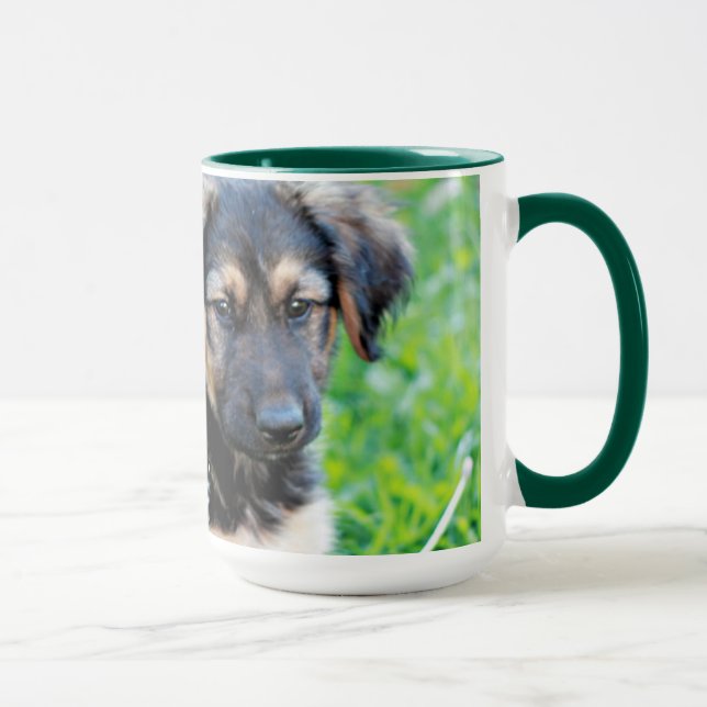 German Shepherd Puppy Mug (Right)